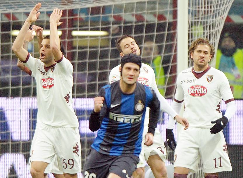 L&#39;ultimo gol di Chivu con la maglia dell&#39;Inter datato 27 gennaio 2013., contro il Torino Ansa